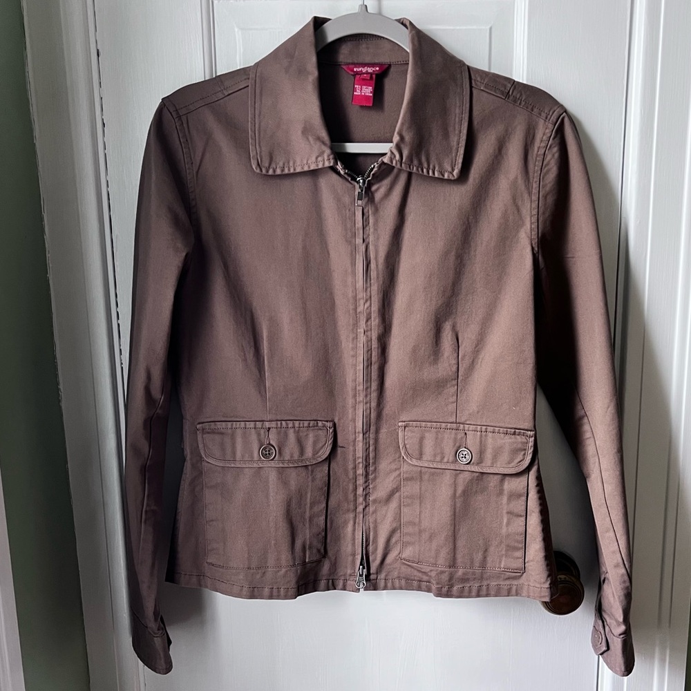 Sundance Tan Blazer Jacket Women’s Size Small